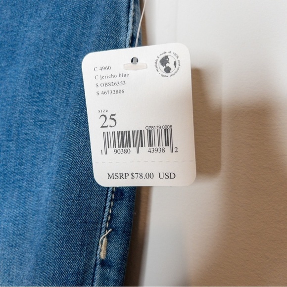 Free People Womens Size 25 Just Float On Flare Jeans in Jericho Blue Hippie Boho - Picture 11 of 12